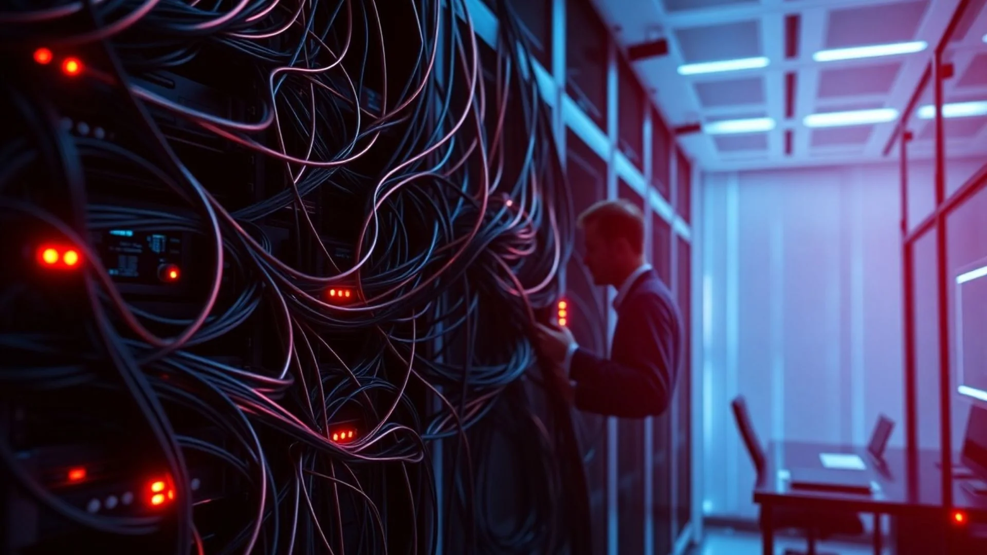 Editorial artwork for Why Smart CEOs Are Simplifying Their Networks Before It’s Too Late