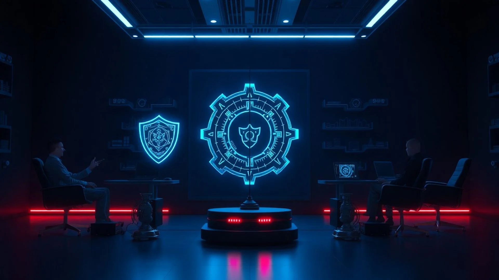 Editorial artwork for AI in the Boardroom The 5 Questions You Must Answer